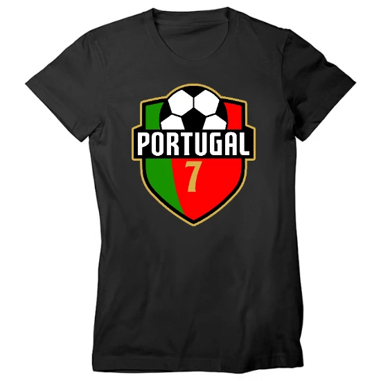 Portugal World Soccer National Team Womens T-Shirt
