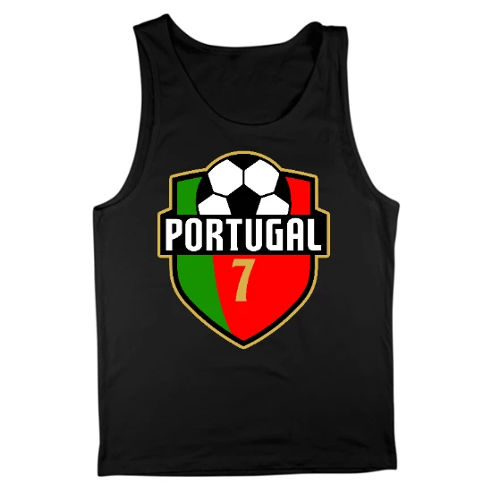 Portugal World Soccer National Team Mens Tank Top