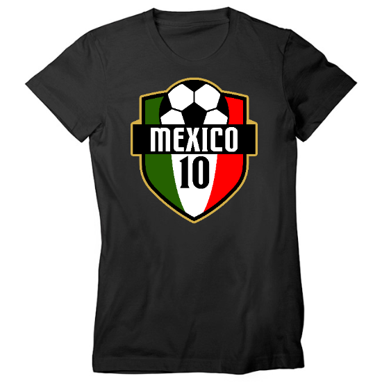 Mexico World Soccer National Team Womens T-Shirt
