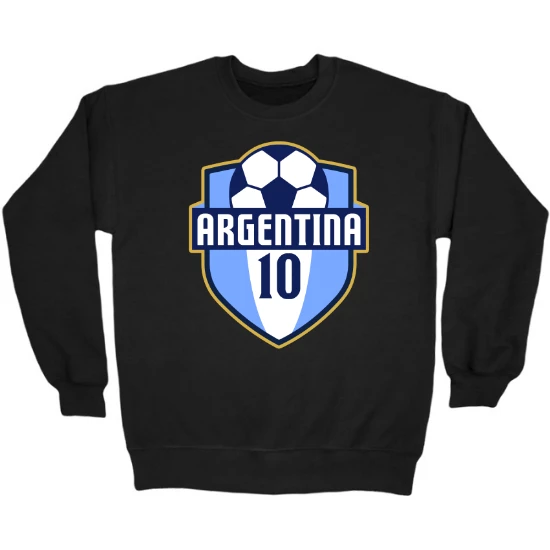Argentina World Soccer National Team Mens Crewneck Sweatshirt