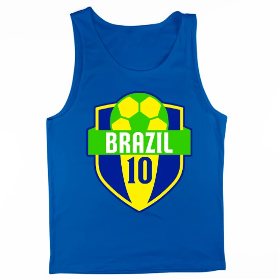 Brazil World Soccer National Team Mens Mens Tank Top