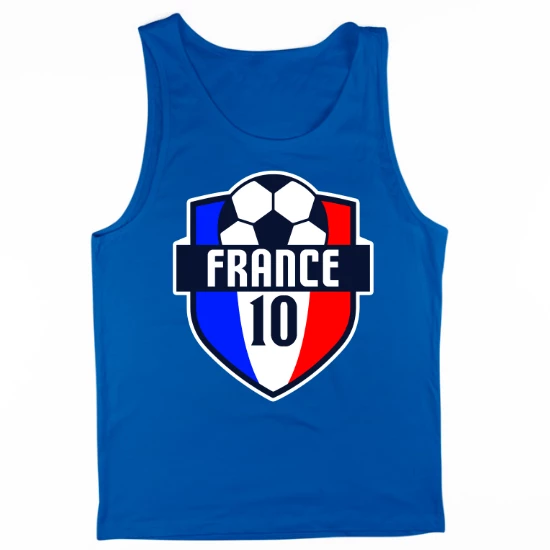 France World Soccer National Team Mens Mens Tank Top