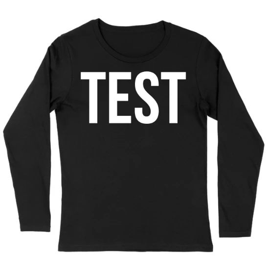 Test Womens Long sleeve T-Shirt