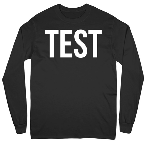 Test Mens Long Sleeve T-Shirt