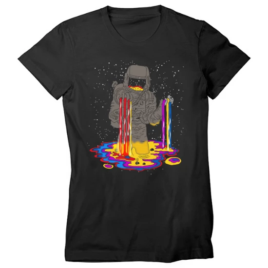 Trippy Astronaut Womens T-Shirt