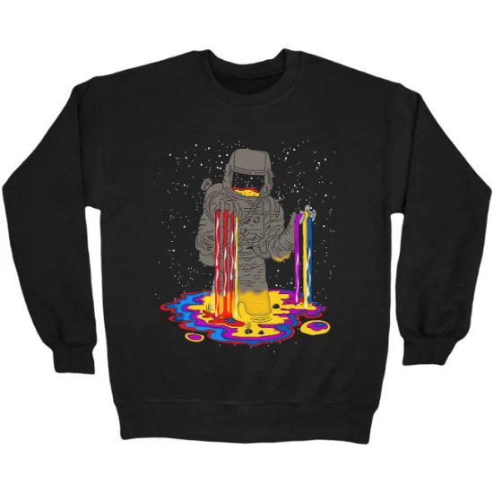 Trippy Astronaut Crewneck Sweatshirt