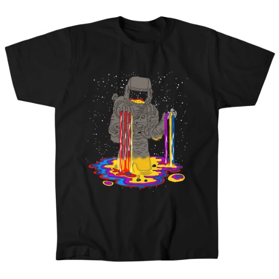 Trippy Astronaut Mens T-Shirt