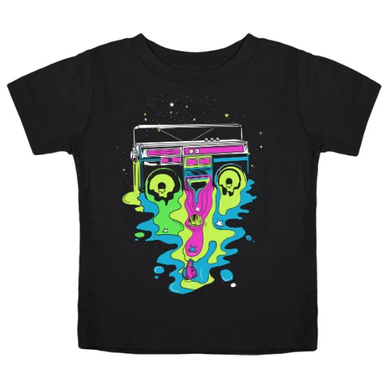 Boombox Color Drip Kids T-Shirt