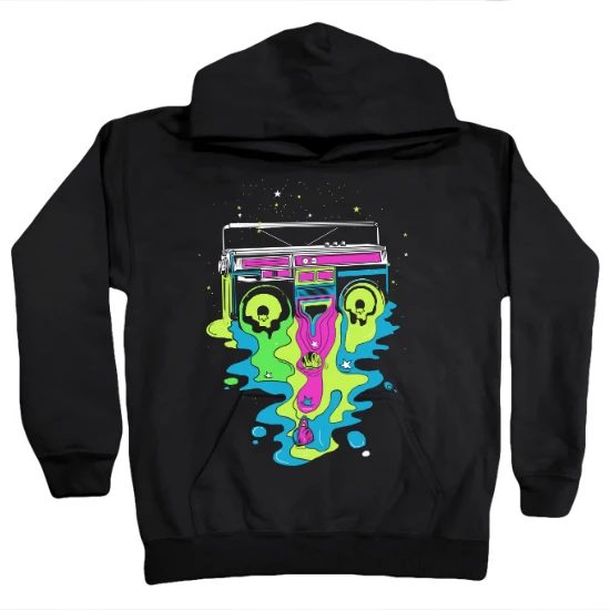 Boombox Color Drip Kids Hoodie