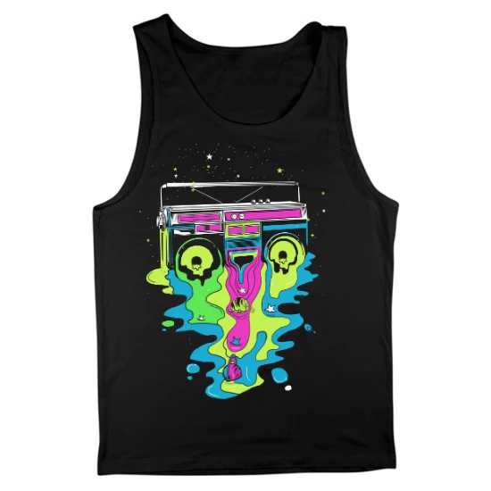 Boombox Color Drip Mens Tank Top
