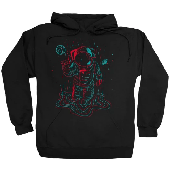 Neon Astronaut Contour Hoodie