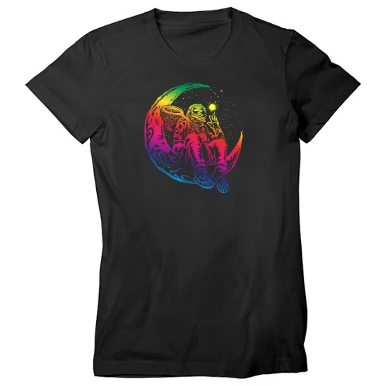 Astronaut Hanging Out In Space Womens T-Shirt