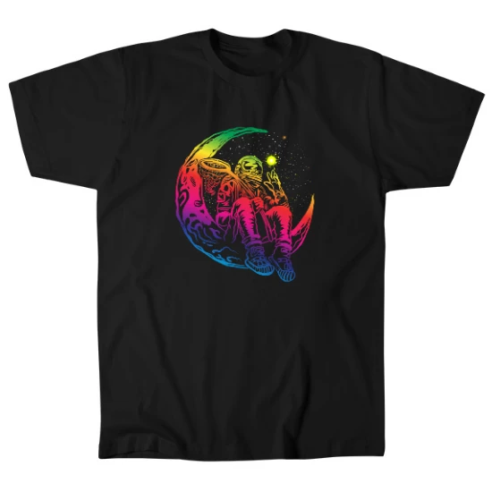 Astronaut Hanging Out In Space Mens T-Shirt
