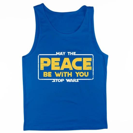 May The Peace Be With You Mens Tank Top