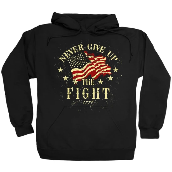 Never Give Up The Fight Hoodie