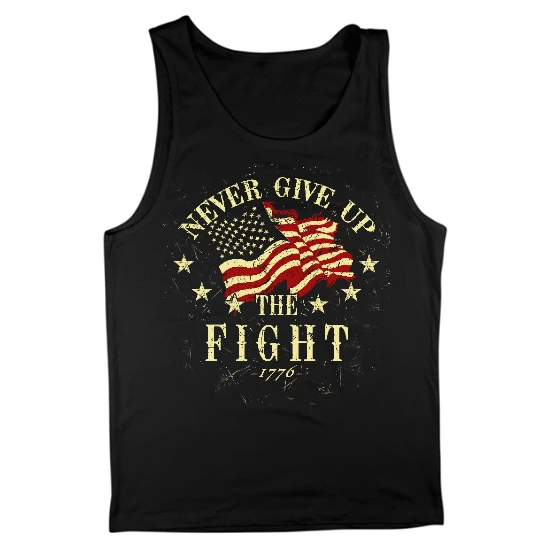 Never Give Up The Fight Mens Tank Top