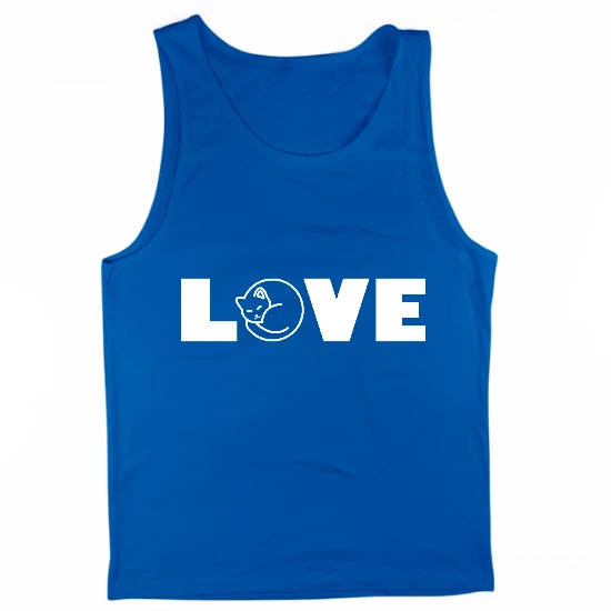 Cat Love Mens Tank Top