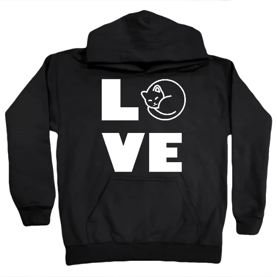 Cat Lover Kids Hoodie
