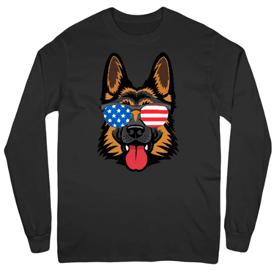 American K-9 Mens Long Sleeve T-Shirt