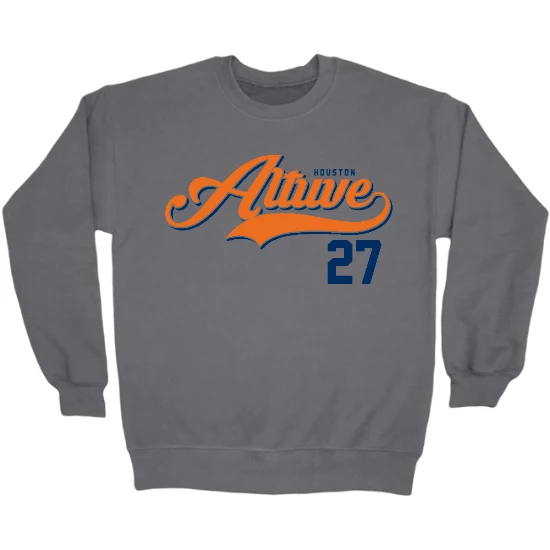 Houston Baseball Altuve Crewneck Sweatshirt