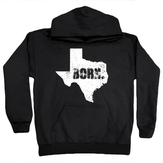 Texas Born Kids Hoodie