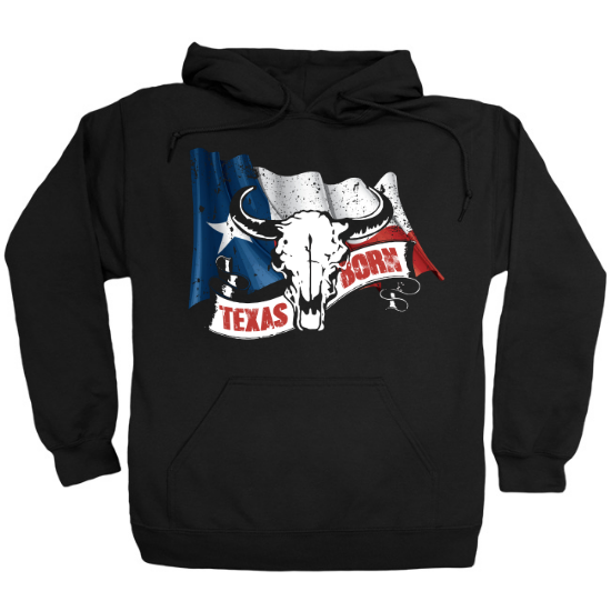 Texas Born Texas Pride Hoodie