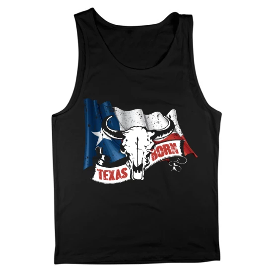 Texas Born Texas Pride Mens Tank Top