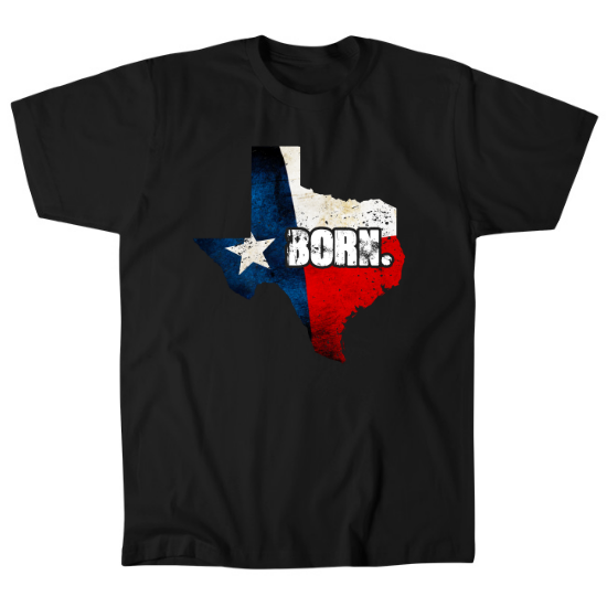 Texas Born Texas Pride Mens T-Shirt 02