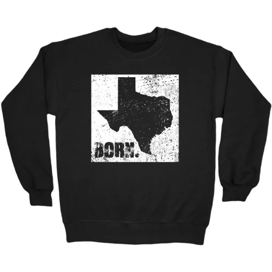 Texas Born Frame Crewneck Sweatshirt