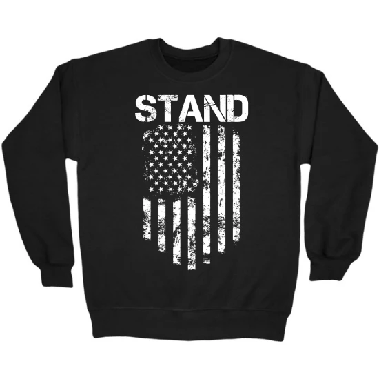 Stand For Flag Crewneck Sweatshirt