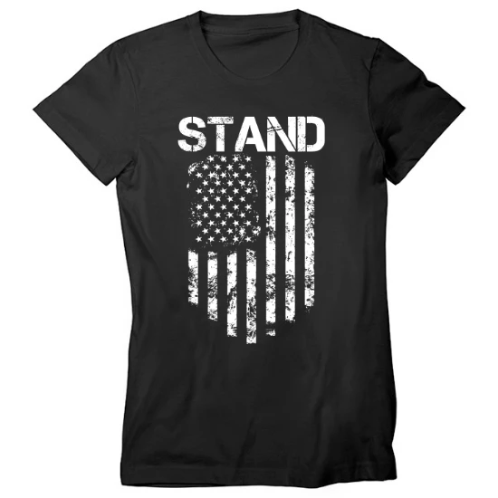 Stand For Flag Womens T-Shirt