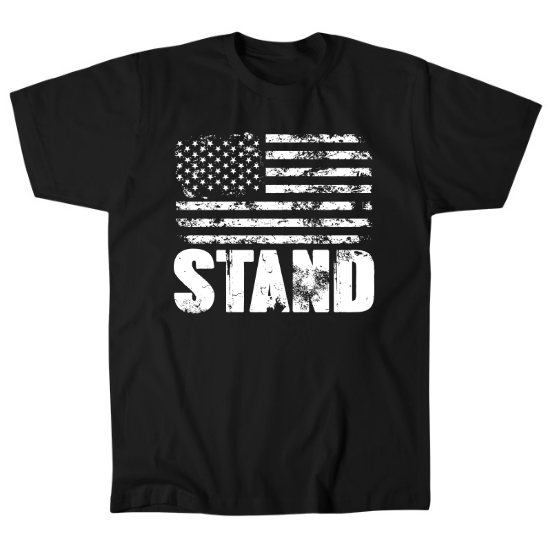 Stand For Flag White Mens T-Shirt