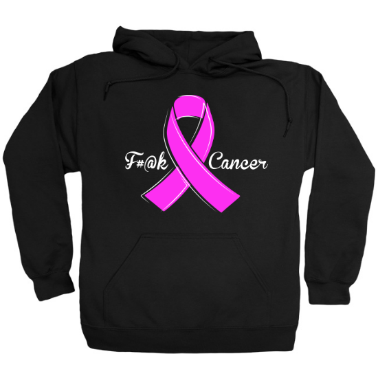 Ribbon F Cancer Hoodie