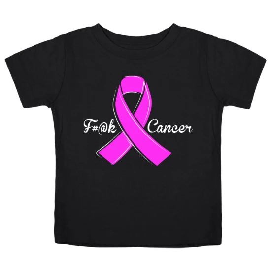 Ribbon F Cancer Kids T-Shirt