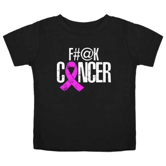 Distressed F Cancer Kids T-Shirt