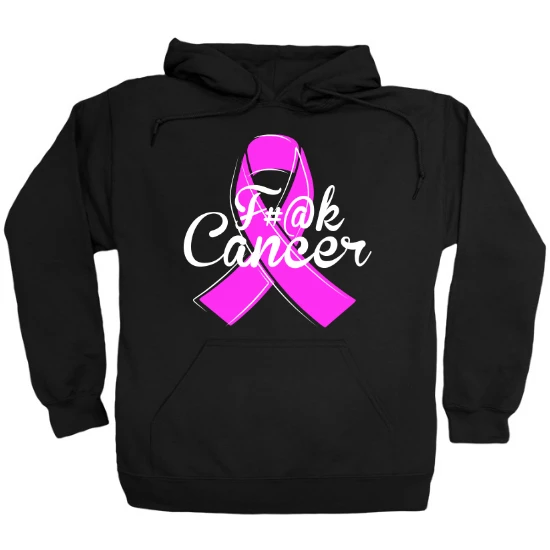 F Cancer Ribbon Hoodie