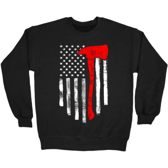 Red Line Ax Crewneck Sweatshirt