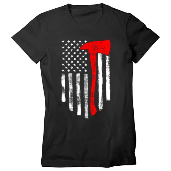 Red Line Ax Womens T-Shirt