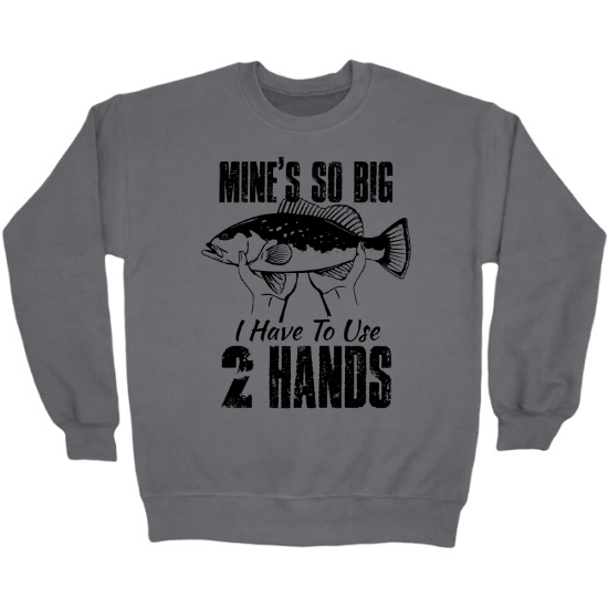 Mines So Big Distressed Crewneck Sweatshirt