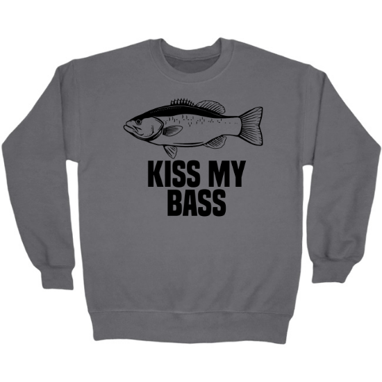 Kiss My Bass Crewneck Sweatshirt