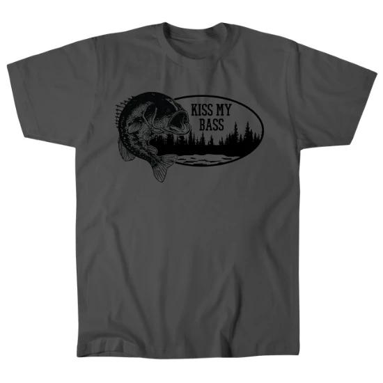 Kiss My Bass Pro Lake Mens T-Shirt