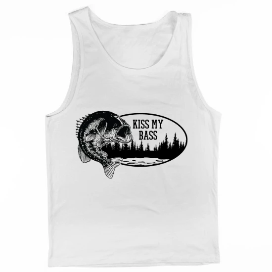 Kiss My Bass Pro Lake Mens Tank Top