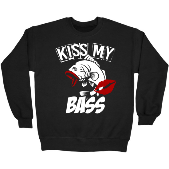 Kiss My Bass Kisses Crewneck Sweatshirt