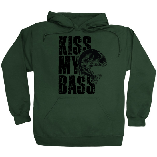 Kiss My Bass Distressed Hoodie