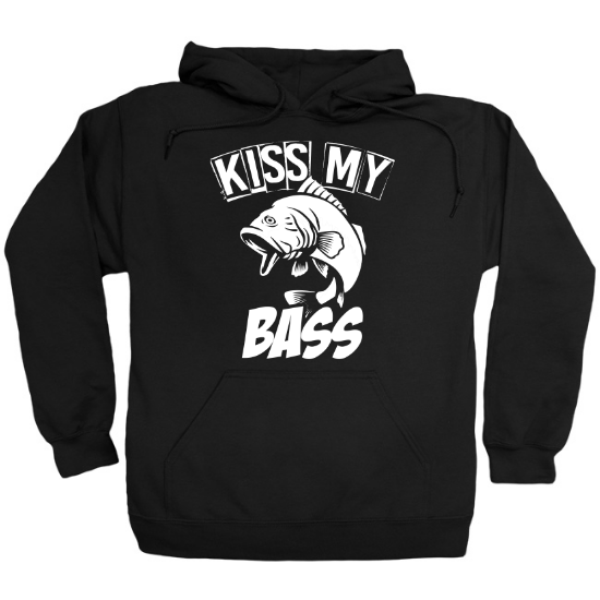 Kiss My Bass Cartoon Hoodie