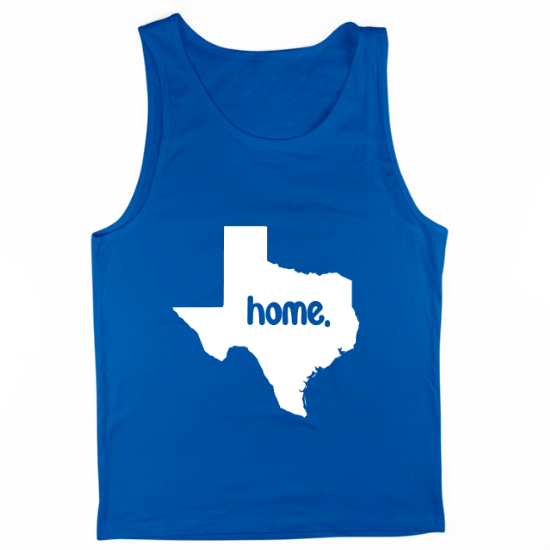 Home Is Where Texas Is Mens Tank Top
