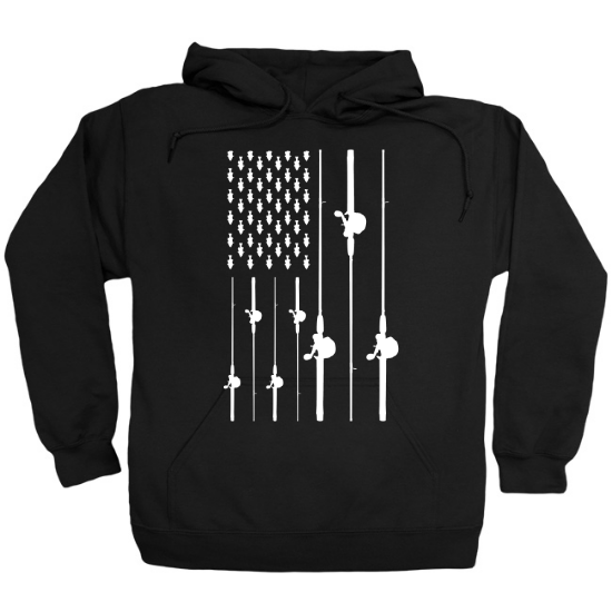 Flag Fishing Rod Hoodie