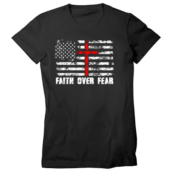 Faith Over Fear Womens T-Shirt