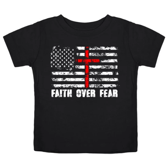 Faith Over Fear Kids T-Shirt