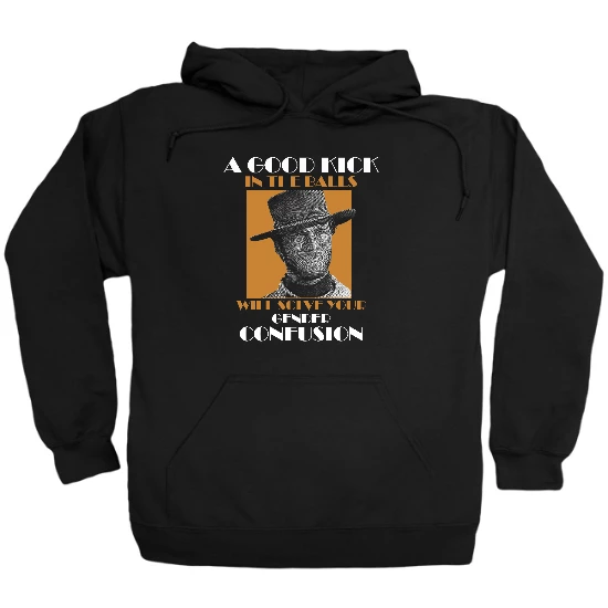 Good Kick To The Balls Hoodie 01
